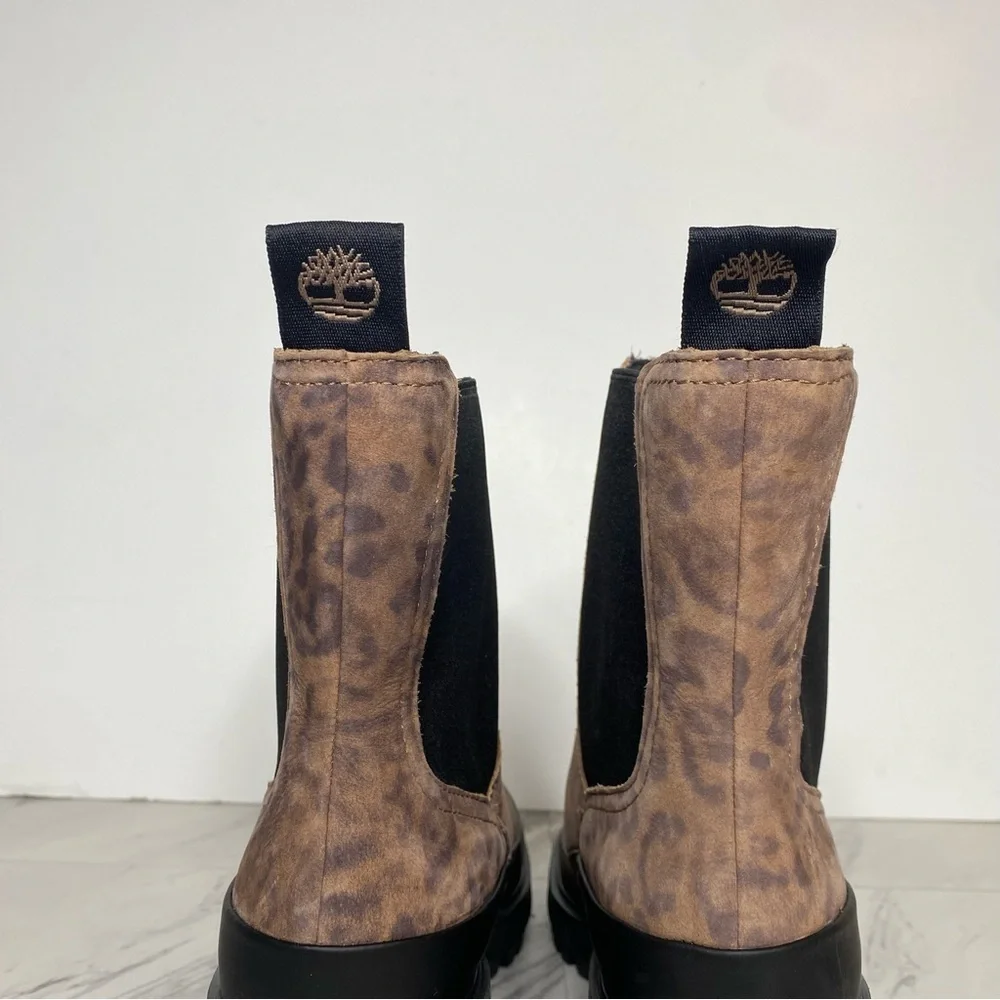 Timberland Kori Park Leopard Lug Sole Chelsea Boot 9